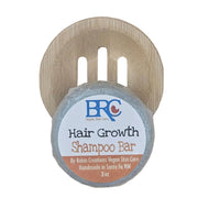 By Robin Creations Hair Growth Shampoo Bar Shampoo White Smoke 1 Bar with Bamboo Tray