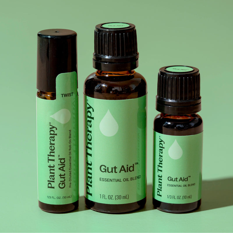 Plant Therapy Gut Aid™ Essential Oil Blend Essential Oil Light Green 10 mL,30 mL