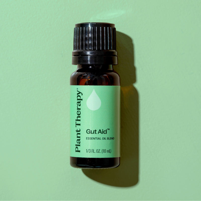 Plant Therapy Gut Aid™ Essential Oil Blend Essential Oil Light Green 10 mL,30 mL