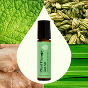 Plant Therapy Gut Aid™ Essential Oil Blend Pre-Diluted Roll-On Essential Oil Seashell 10 mL