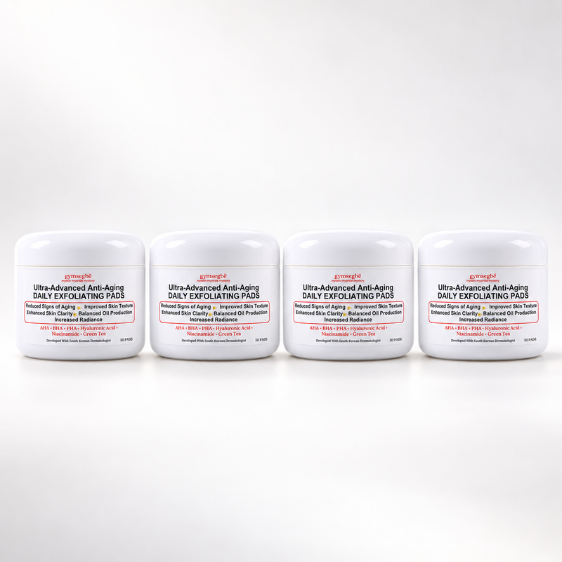 gymsegbë Ultra-Advanced Anti-Aging Daily Resurfacing Pads skincare White Smoke 4 Jars Save $12.97