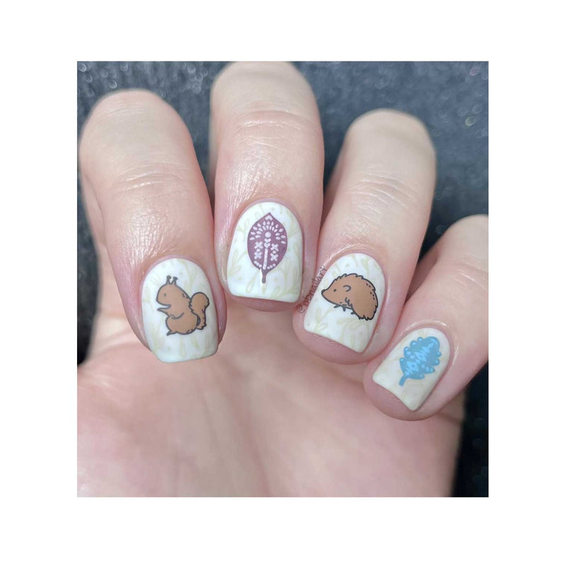 UberChic Beauty Happy To Hygge Stamping Plate Gray