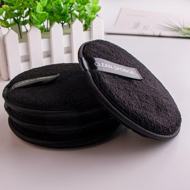 ZAQ Skin & Body ZAQ Reusable Makeup Remover Pads 4pack with Spa facial Headband Make Up Black Pink,White,Black,Green,Purple,Grey,Soft Pink