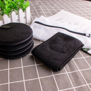 ZAQ Skin & Body ZAQ Reusable Makeup Remover Pads 4pack with Spa facial Headband Make Up Dark Slate Gray Pink,White,Black,Green,Purple,Grey,Soft Pink