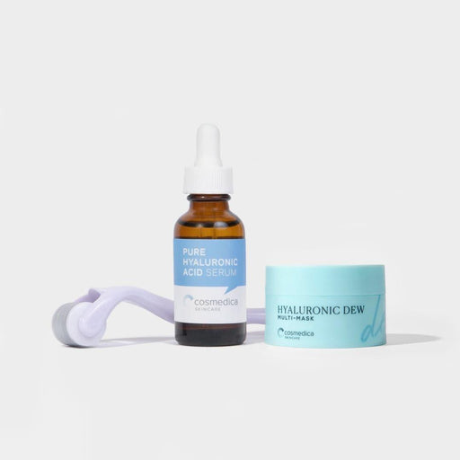 Cosmedica Skincare Hyaluronic Dew Treatment Set Kit Lavender