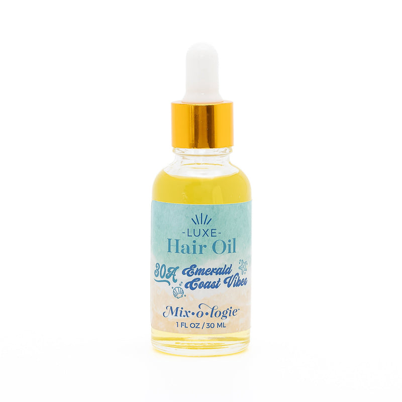 MIXOLOGIE Mixologie 30A Emerald Coast Vibes Collection Destination White Smoke Luxe Hair Oil