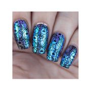 UberChic Beauty Halloween-09 Stamping Plate Light Slate Gray