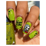 UberChic Beauty Halloween-11 Stamping Plate Dark Salmon