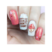 UberChic Beauty Happy Birthday Stamping Plate Gray