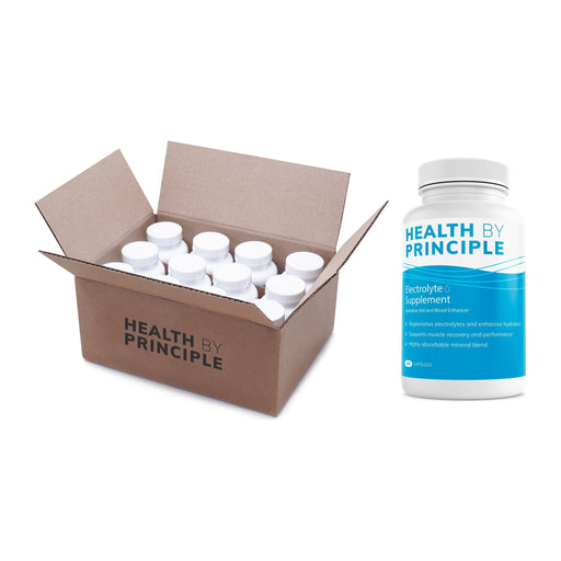Health By Principle Case of 12 Complete Electrolyte Supplements Supplement White Smoke