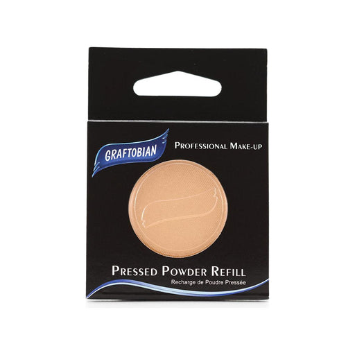 Graftobian Make-Up Company Pro Powder™ Foundation Refills, Ultra HD Pressed Powder Tan (W) Porcelain Doll,(W) Alabaster Baby,(W) Soft Ivory,(W) Healthy Tan,(W) Cleopatra,(W) Cafe Au Lait,(W) Butter Cream,(W) Golden Tan,(N) Fair Maiden,(N) Milk N Honey,(N) Silk Beige,(N) Satin Sand,(N) Natural Glow,(N) Bronze Tone,(N) Cocoa,(N) Mocha,(C) Coo