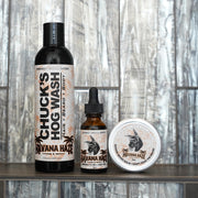 Badass Beard Care Chuck's Hog Wash - Havana Haze HOG WASH Gray