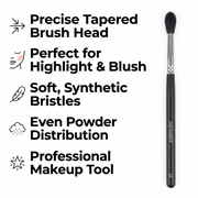 ZAQ Skin & Body TAPERED HIGHLIGHT / BLEANDING BRUSH Make Up White Smoke
