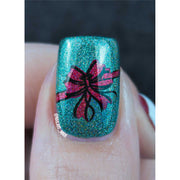 UberChic Beauty Ho Ho Ho Stamping Plate Dark Slate Gray