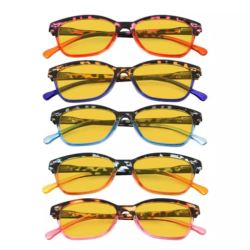 eyekeeper.com 5 Pack Stylish Blue Light Blocking Reading Glasses HP9111 Eyeglasses White Smoke 5 Pairs Mix / without magnification,5 Pairs Mix / +0.50,5 Pairs Mix / +0.75,5 Pairs Mix / +1.00,5 Pairs Mix / +1.25,5 Pairs Mix / +1.50,5 Pairs Mix / +1.75,5 Pairs Mix / +2.00,5 Pairs Mix / +2.50,5 Pairs Mix / +3.00