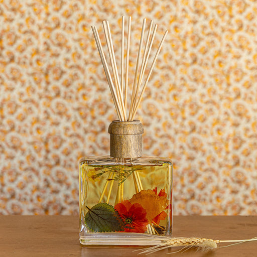Rosy Rings Signature Botanical Reed Diffuser - Harvest Pumpkin 13oz Botanical Diffuser Tan