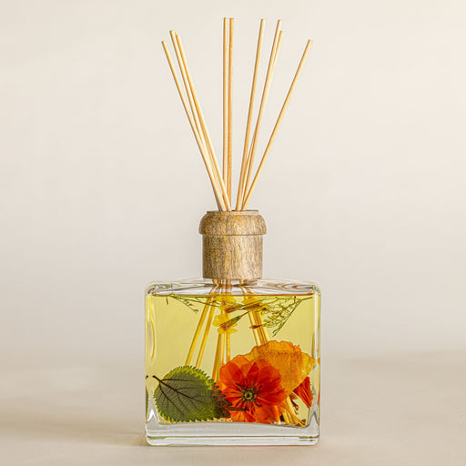 Rosy Rings Signature Botanical Reed Diffuser - Harvest Pumpkin 13oz Botanical Diffuser Antique White