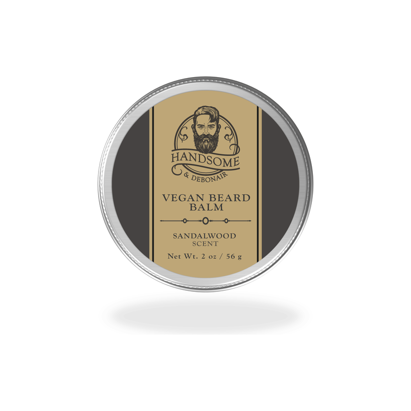 Handsome & Debonair Sandalwood Vegan Beard Balm Men's Grooming Dark Slate Gray