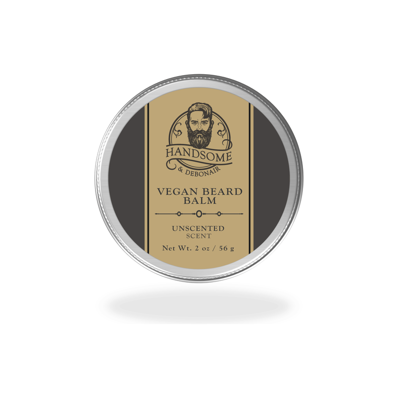 Handsome & Debonair Unscented Vegan Beard Balm Men's Grooming Dark Slate Gray