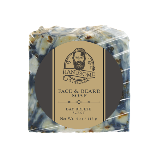 Handsome & Debonair Face & Beard Soap Cleanser Rosy Brown