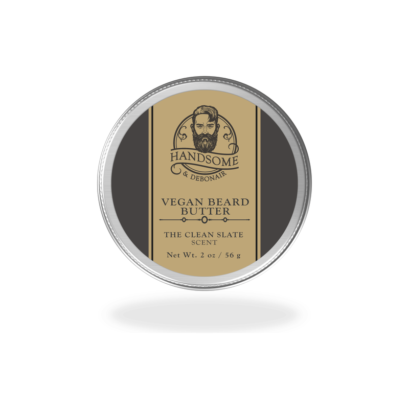 Handsome & Debonair Clean Slate Vegan Beard Butter Men's Grooming Dark Slate Gray