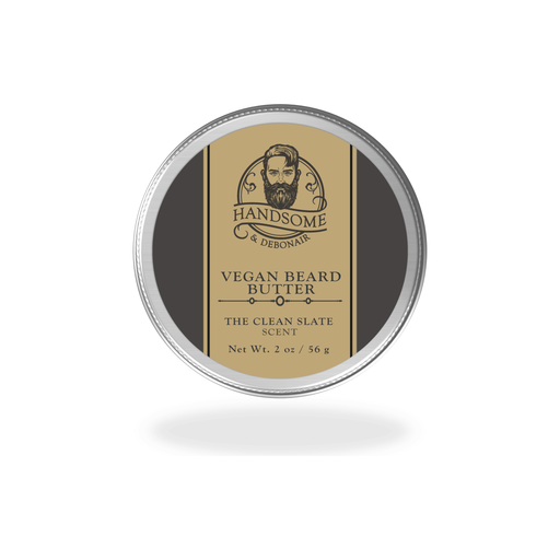 Handsome & Debonair Clean Slate Vegan Beard Butter Men's Grooming Dark Slate Gray