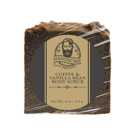 Handsome & Debonair Coffee & Vanilla Bean Body Scrub Cleanser Dark Slate Gray