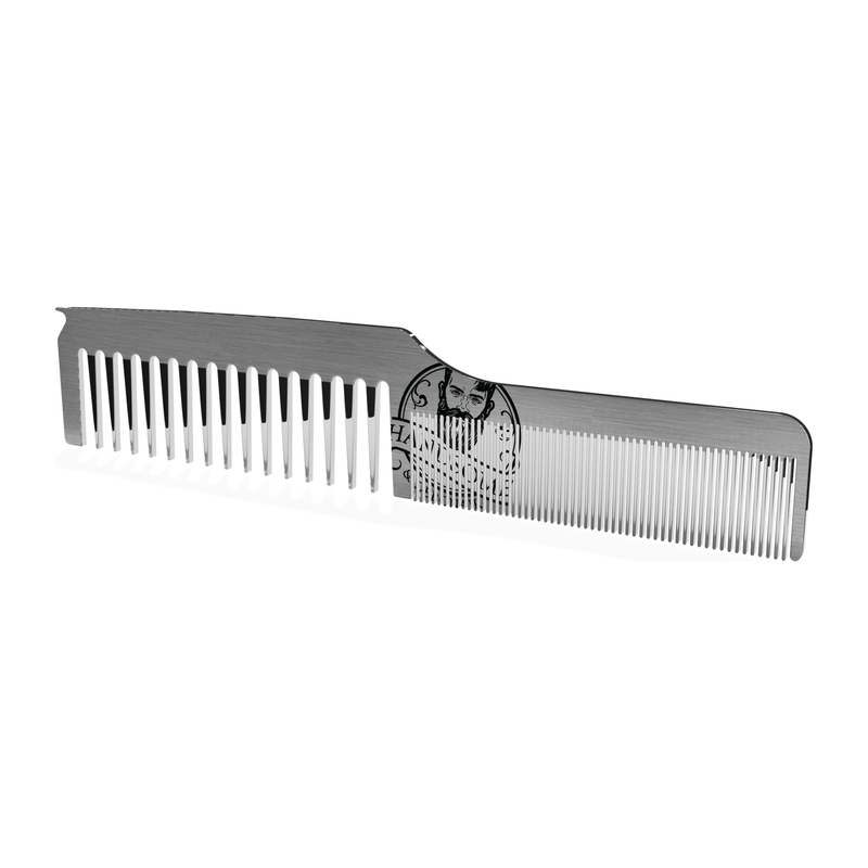 Handsome & Debonair Hair & Beard Comb Hair Styling Gray