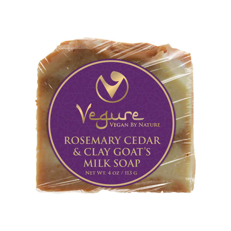 Handsome & Debonair Rosemary Cedar & Clay Goat's Milk Soap Cleanser Dim Gray