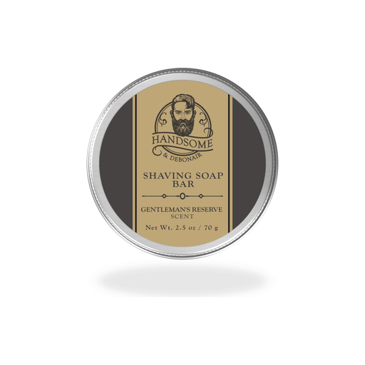 Handsome & Debonair Gentleman's Reserve Shaving Soap Bar Hair Removal Dark Slate Gray