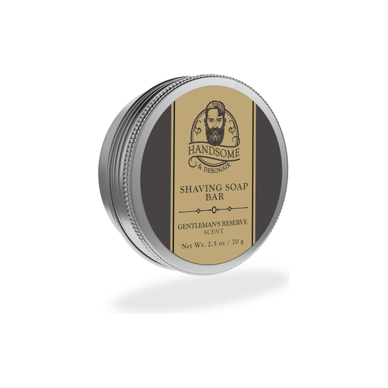 Handsome & Debonair Gentleman's Reserve Shaving Soap Bar Hair Removal Rosy Brown