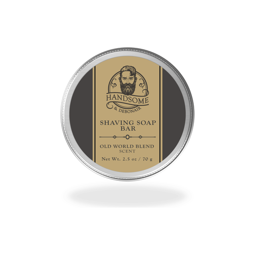 Handsome & Debonair Old World Blend Shaving Soap Bar Hair Removal Dark Slate Gray