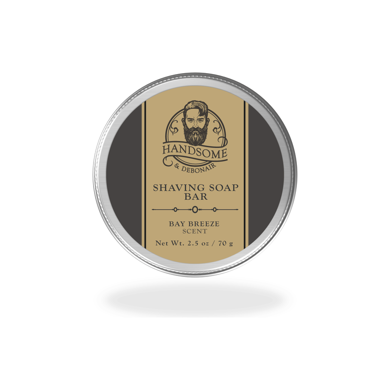 Handsome & Debonair Bay Breeze Shaving Soap Bar Hair Removal Dark Slate Gray