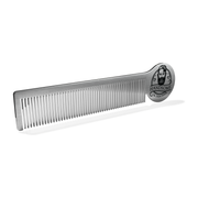 Handsome & Debonair Stainless Moustache Comb Men's Grooming Gray