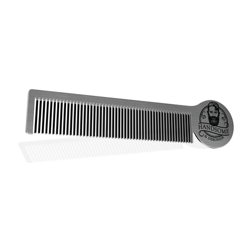 Handsome & Debonair Stainless Moustache Comb Men's Grooming Dark Slate Gray