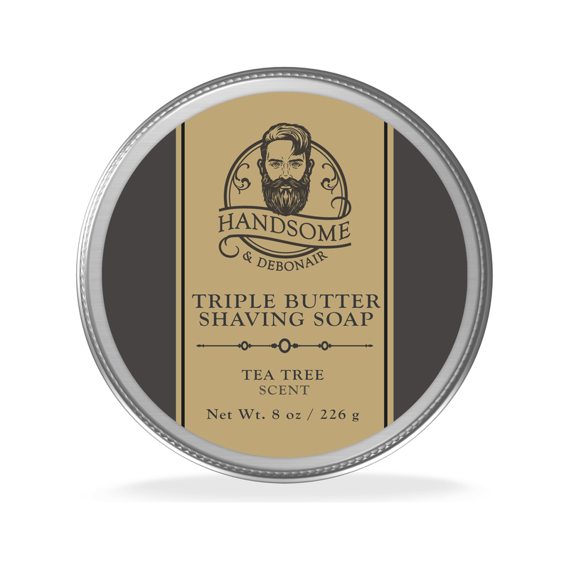 Handsome & Debonair Sandalwood Shaving Soap Shaving Care Dark Slate Gray