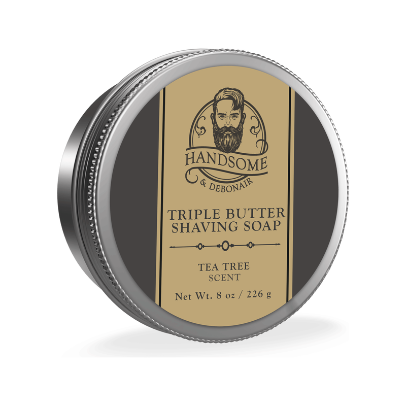 Handsome & Debonair Sandalwood Shaving Soap Shaving Care Dark Slate Gray