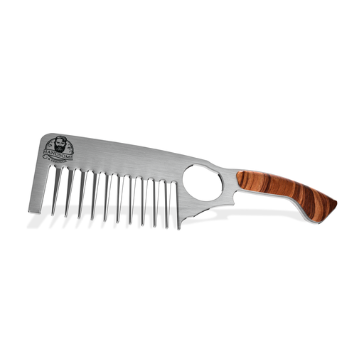 Handsome & Debonair Beard Comb Men's Grooming Gray