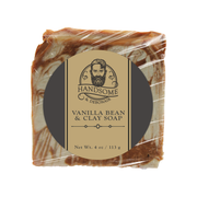 Handsome & Debonair Vanilla Bean & Clay Soap Cleanser Dark Khaki