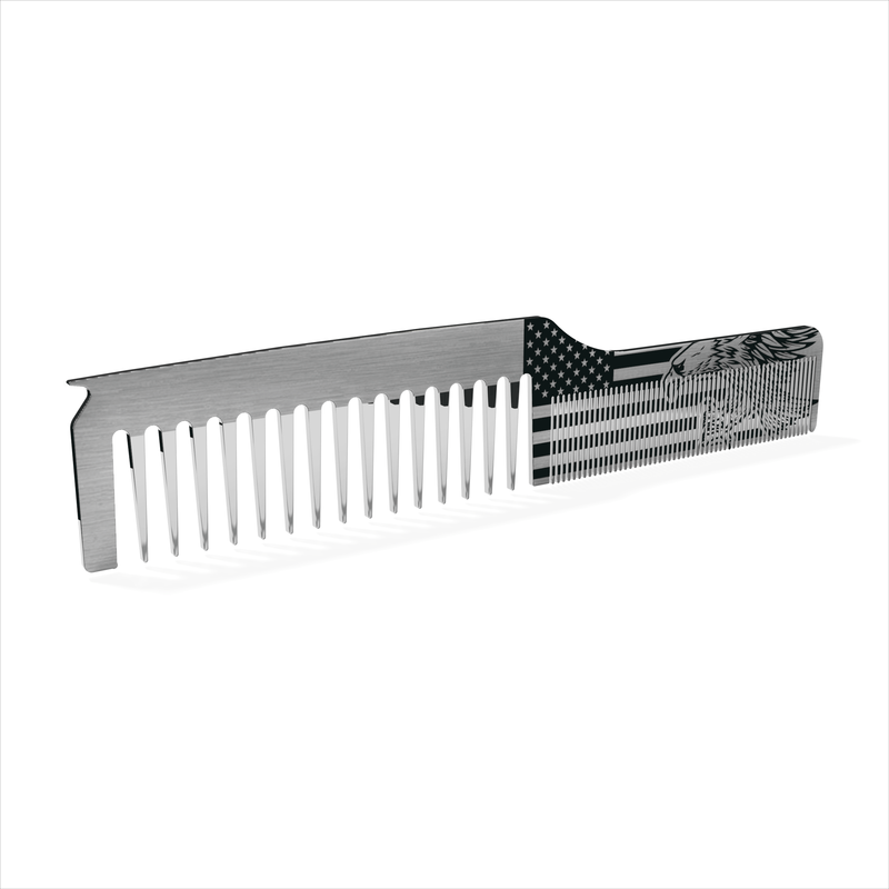 Handsome & Debonair America Comb Styling Tools Gray
