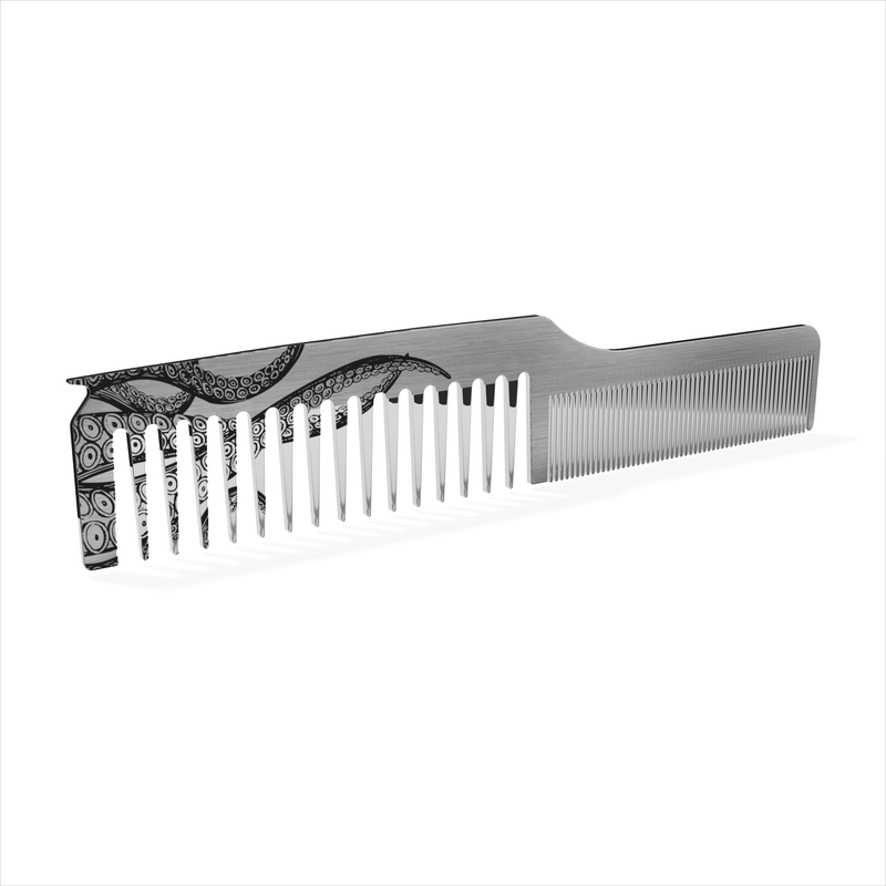 Handsome & Debonair Octopus Comb Styling Tools Dark Gray