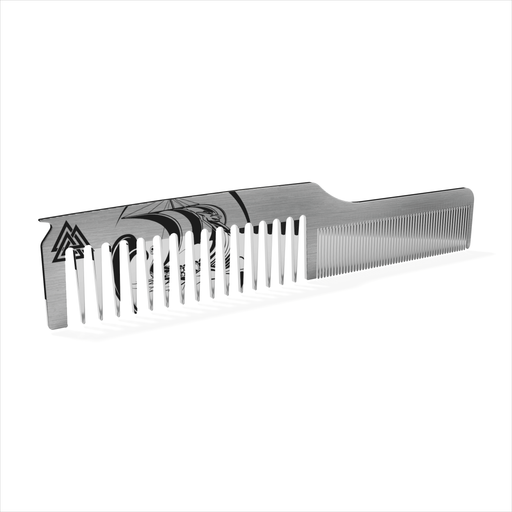 Handsome & Debonair Viking Comb Styling Tools Dark Gray