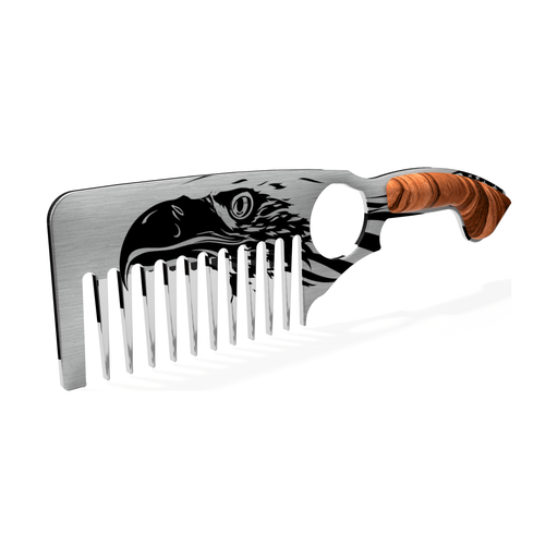 Handsome & Debonair Eagle Beard Comb Styling Tools Gray