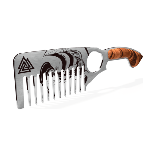 Handsome & Debonair Viking Beard Comb Styling Tools Gray