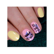 UberChic Beauty Home Sweet Home Stamping Plate Rosy Brown