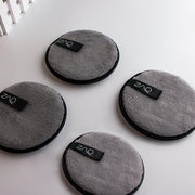 ZAQ Skin & Body ZAQ Reusable Makeup Remover Pads 4pack with Spa facial Headband Make Up Gray Pink,White,Black,Green,Purple,Grey,Soft Pink