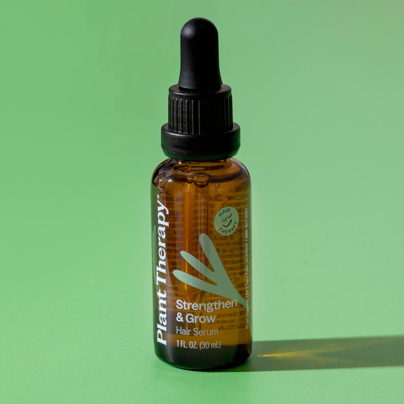 Plant Therapy Hair Therapy Strengthen & Grow Hair Serum Hair & Skin Care Dark Sea Green 1 oz