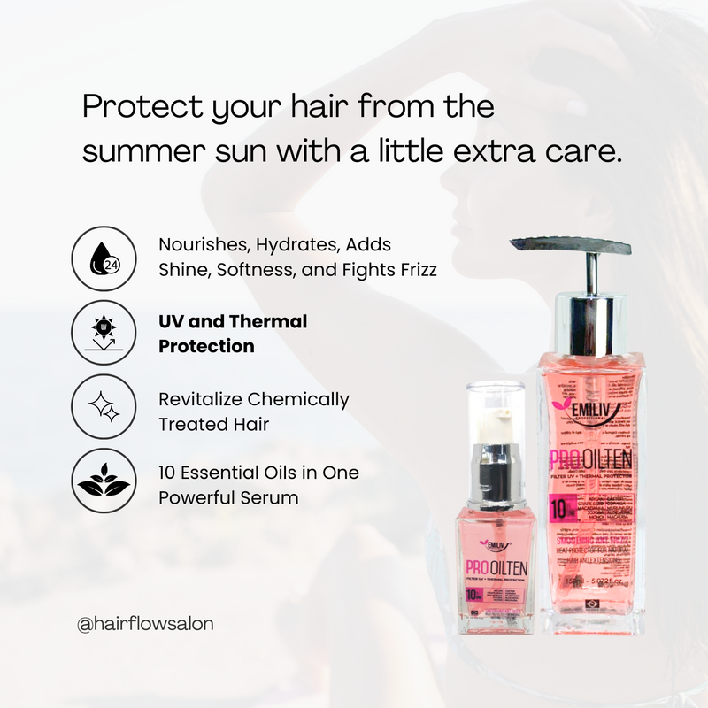 Emiliv Professional Emiliv Professional™ - PROOILTEN 10 Oils in ONE Serum 150 ml Hair Care White Smoke