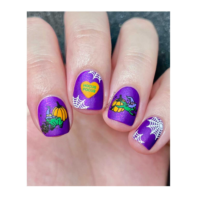 UberChic Beauty Halloween-10 Stamping Plate Rosy Brown