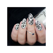UberChic Beauty Halloween-08 Stamping Plate Gray